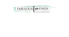 Desktop Screenshot of fabulousfunfinds.com